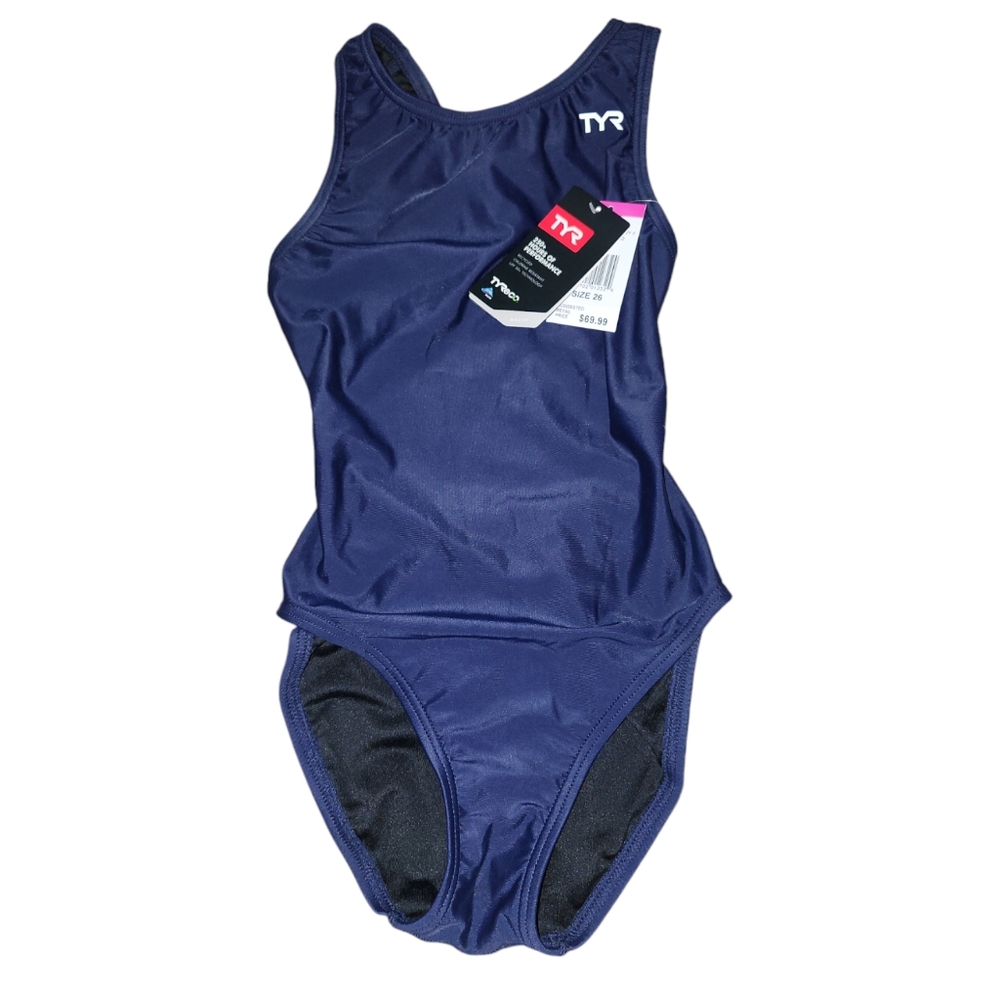 BNWT TYR Durafast Solid Maxfit One Piece Swimsuit
